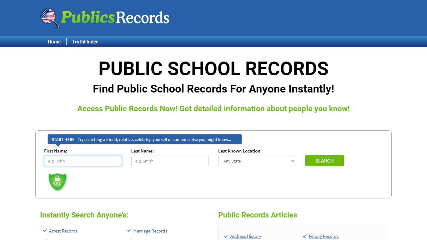 Find Public School Records For Anyone